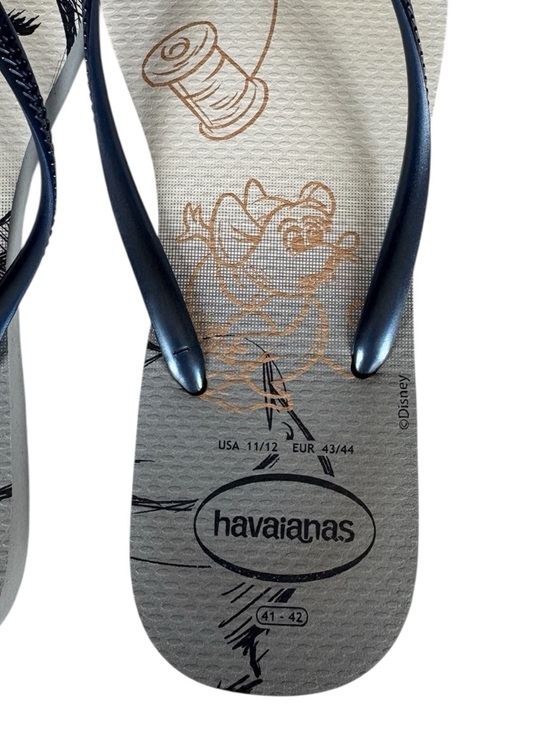 Havaianas Slim Disney Cinderella Sketch Flip Flops Women’s 11/12 - Picture 2 of 4